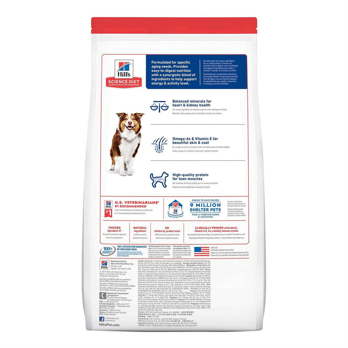 Chicken Adult 7+ Dog Food B1070