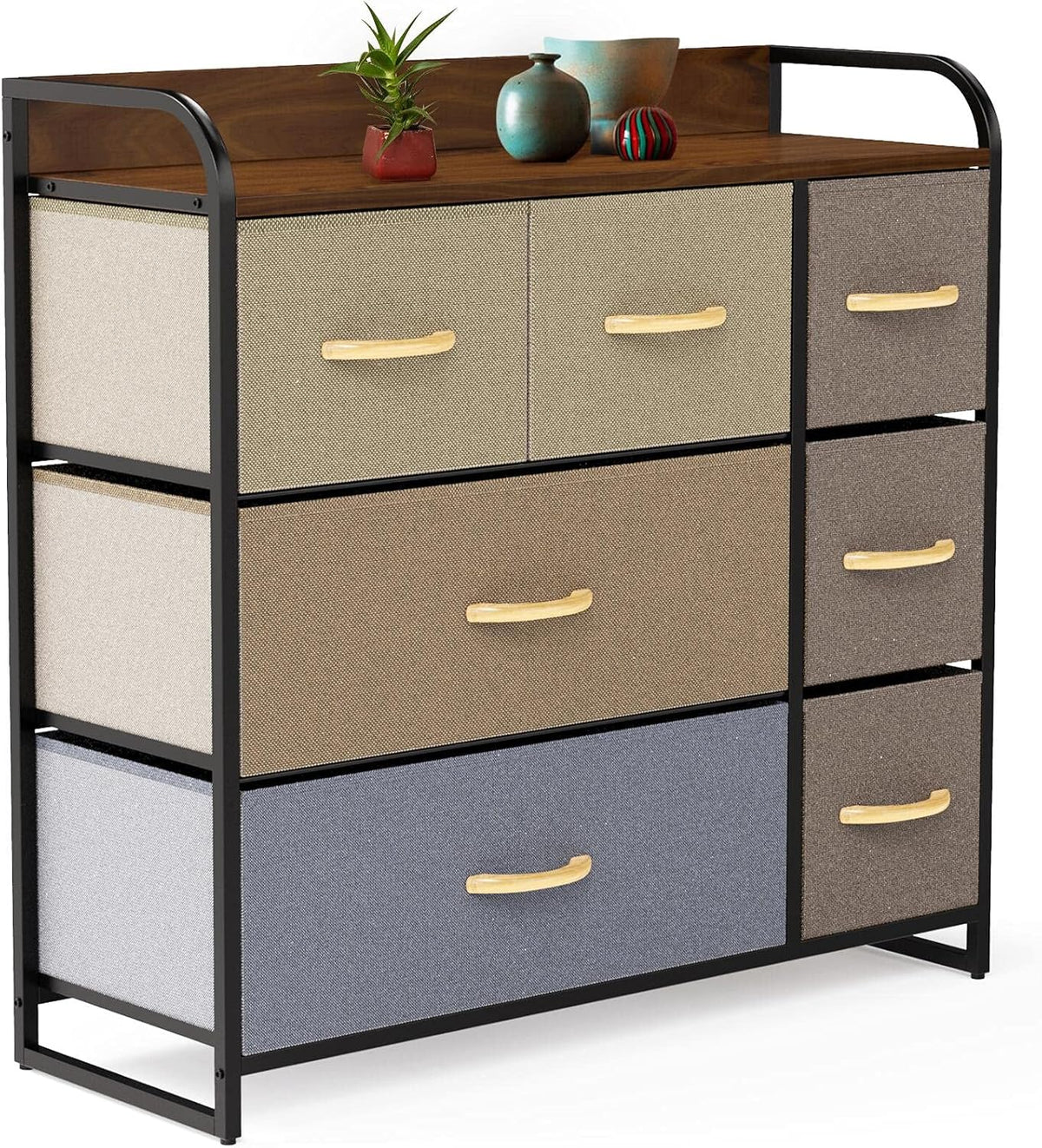 7 Drawer Dresser with Steel Frame G87128