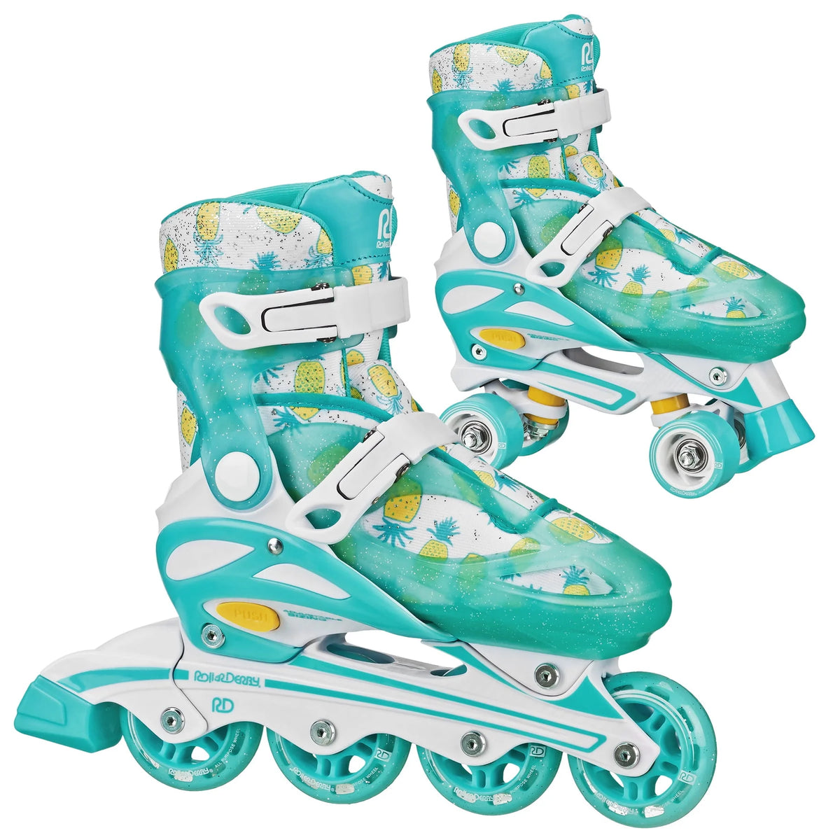 Adjustable 2-in-1 Roller and Inline Skates I905