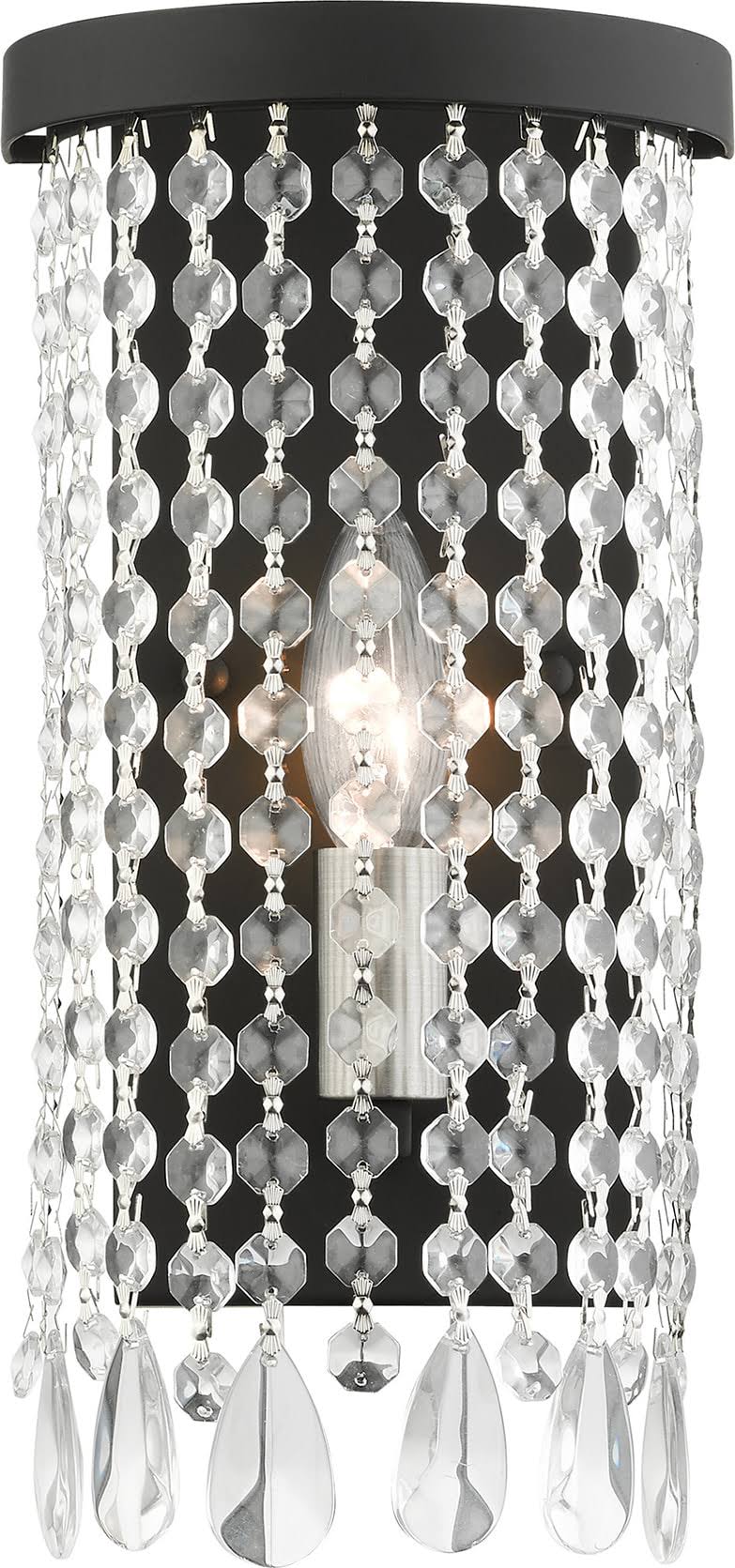 1 Light ADA Wall Sconce Black P4794