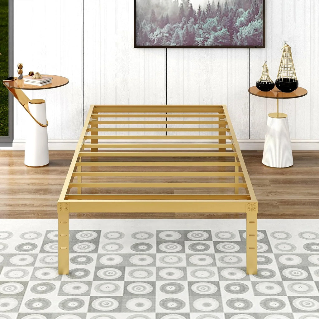 Twin Size 14 Inch Metal Platform Bed Frame H171