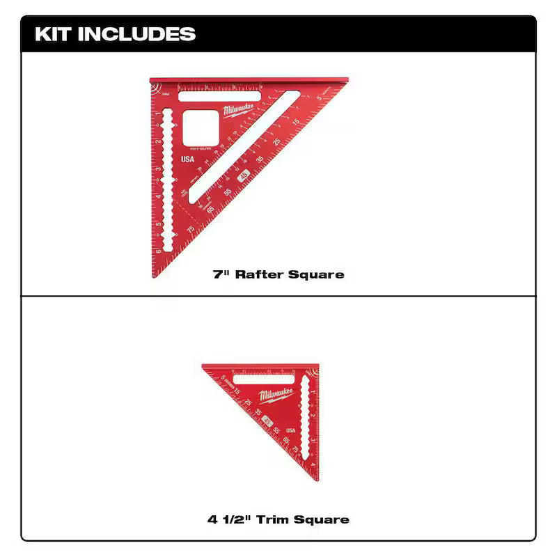 7 in. Rafter Square and 4-1/2 in. Trim Square Set R37251