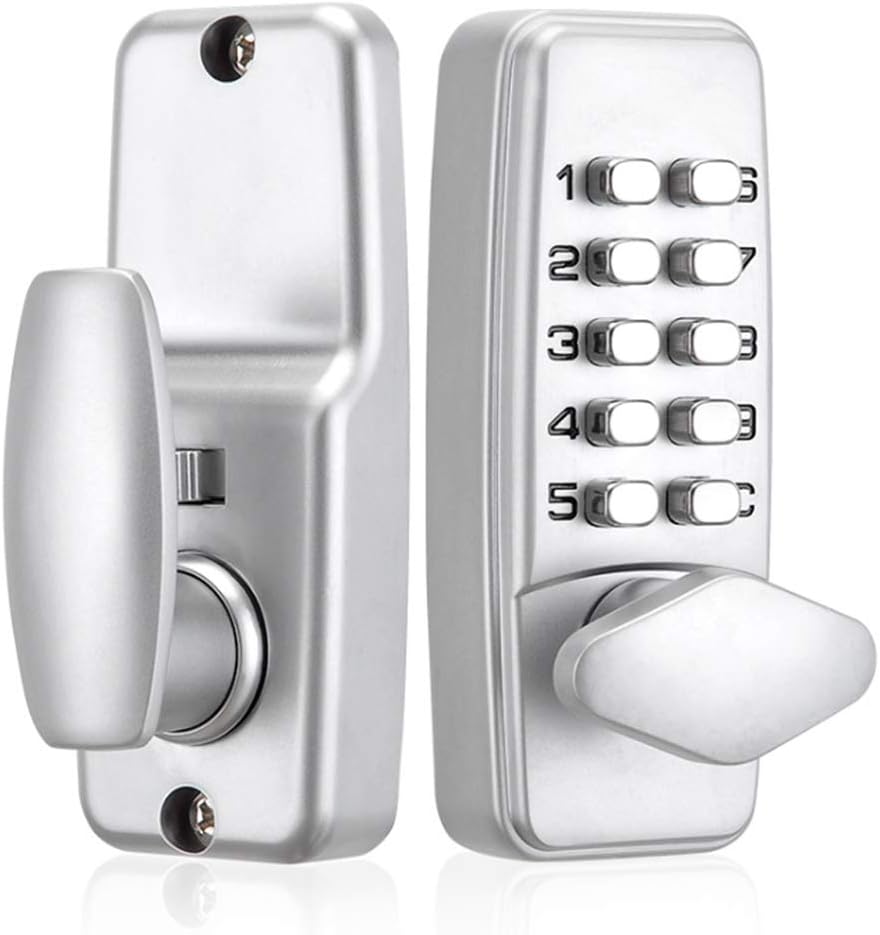 Keyless Entry Door Lock Deadbolt with Keypads Waterproof Mechanical Combination A34803