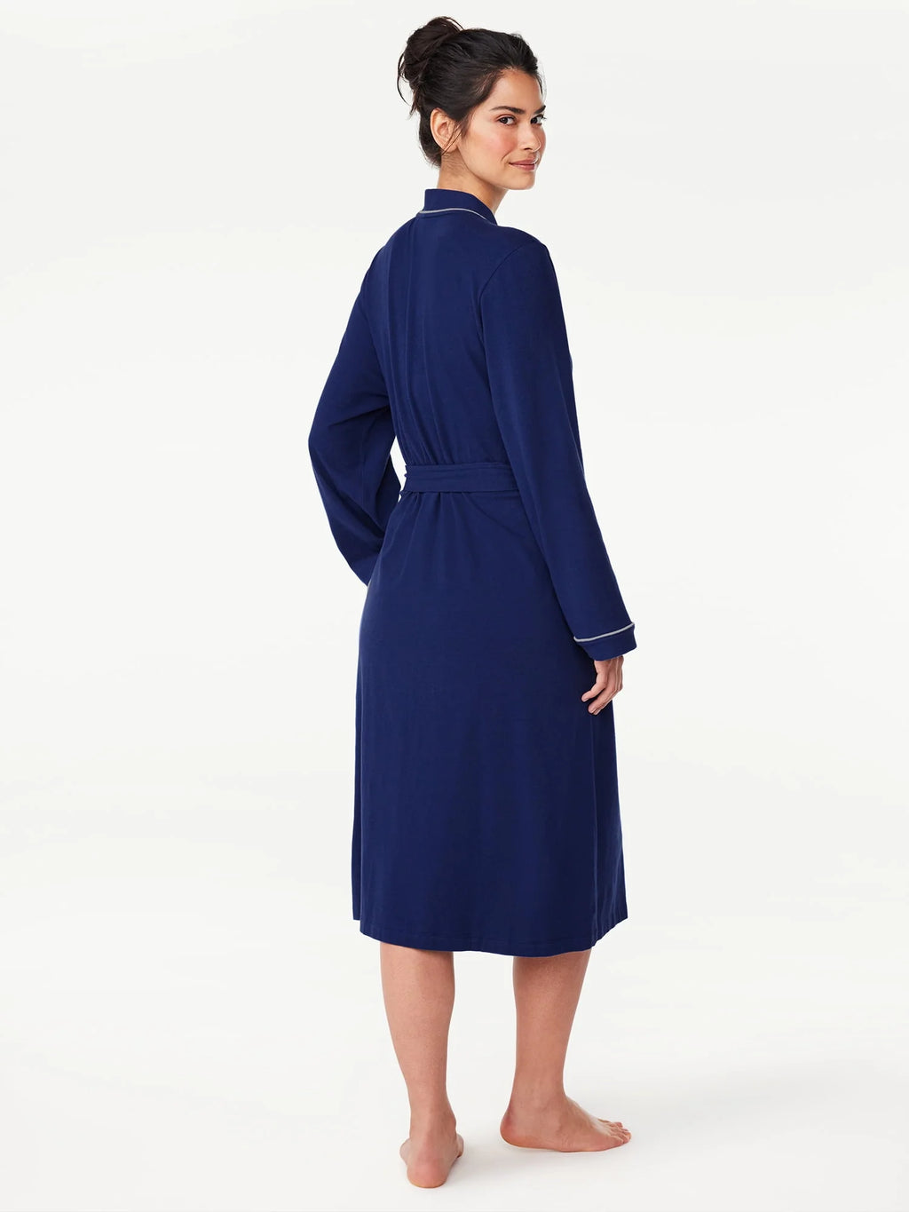Women's Long Sleeve Wrap Robe I85084