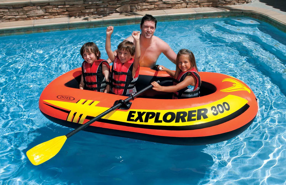 Compact Inflatable Three Person Raft Boat H763224