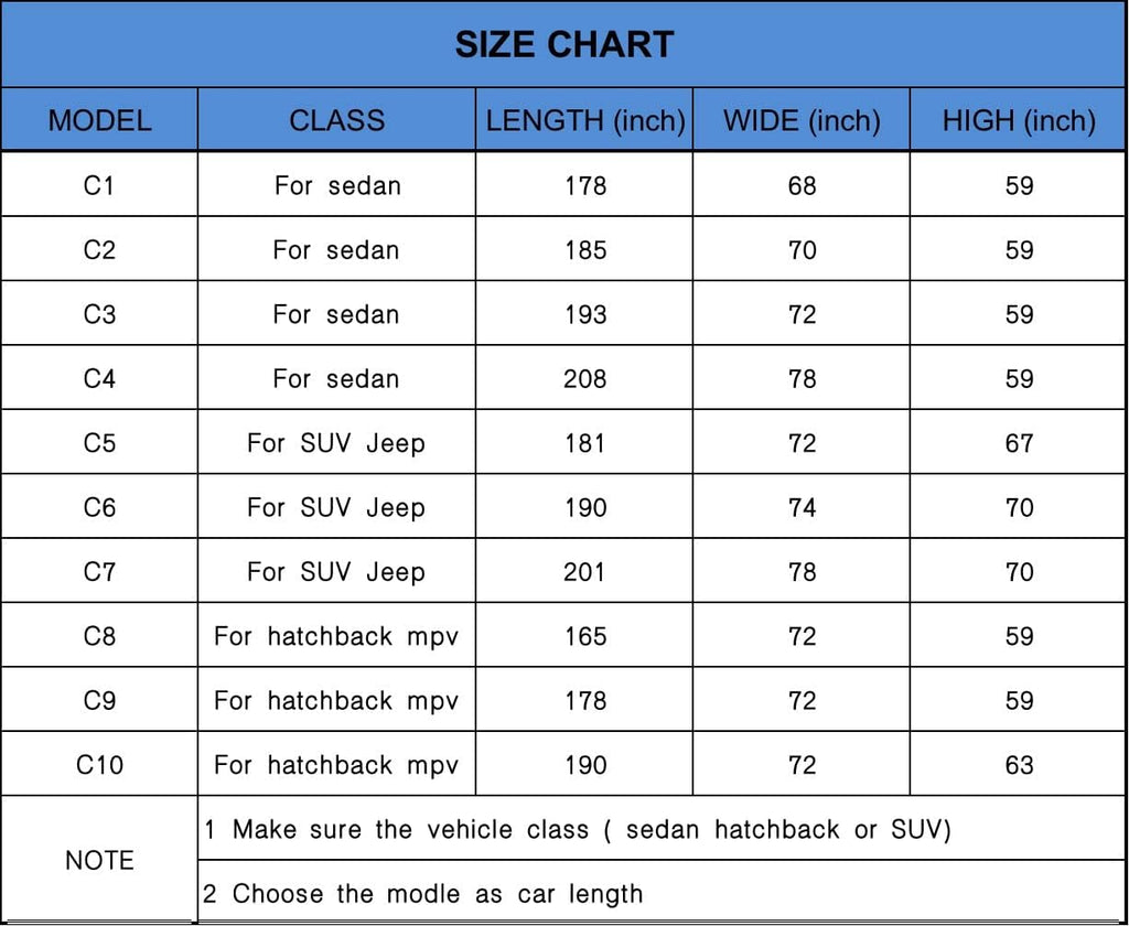 Waterproof All Weather SUV Car Cover with Zipper Door Z1485