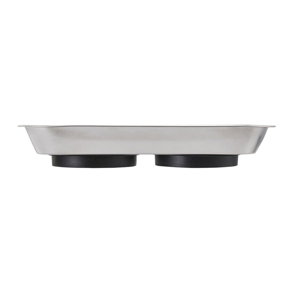 9-1/2 in. x 5-1/2 in. Magnetic Stainless Steel Parts Tray C85125
