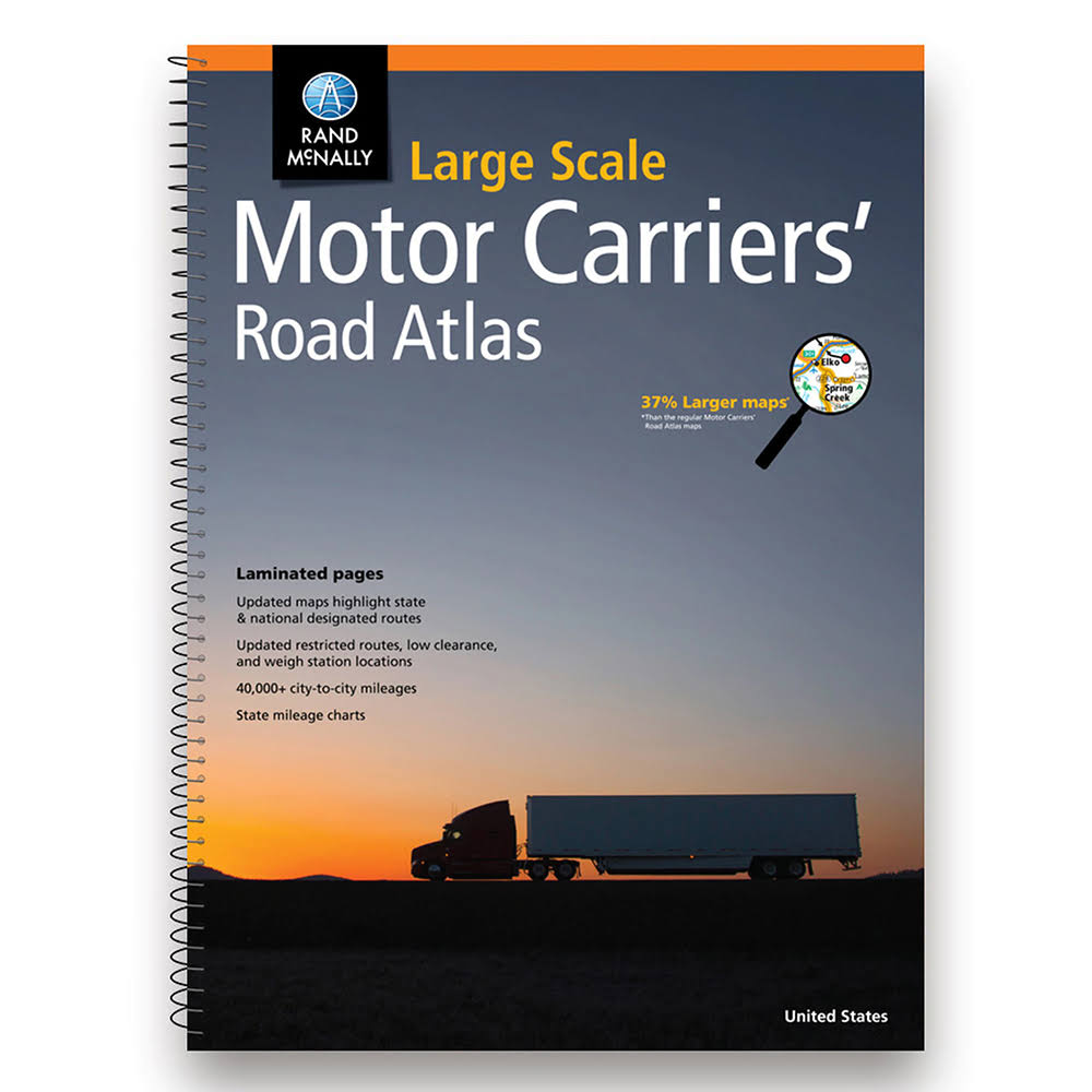 2019 Large Scale Motor Carriers Road Atlas R8127