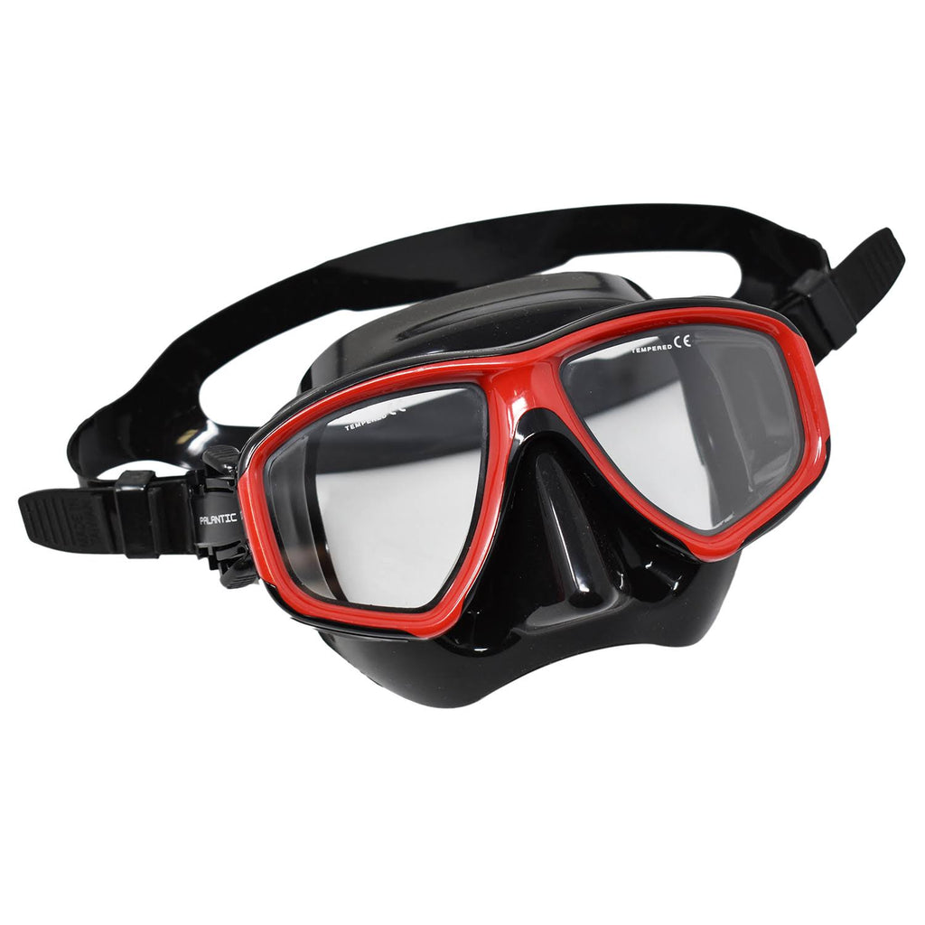 Black Red Farsighted Prescription Dive Mask Q7014