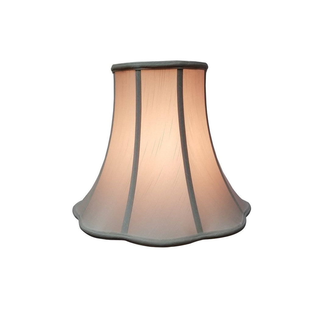 Beige Scallop Bell Lamp Shade E1196