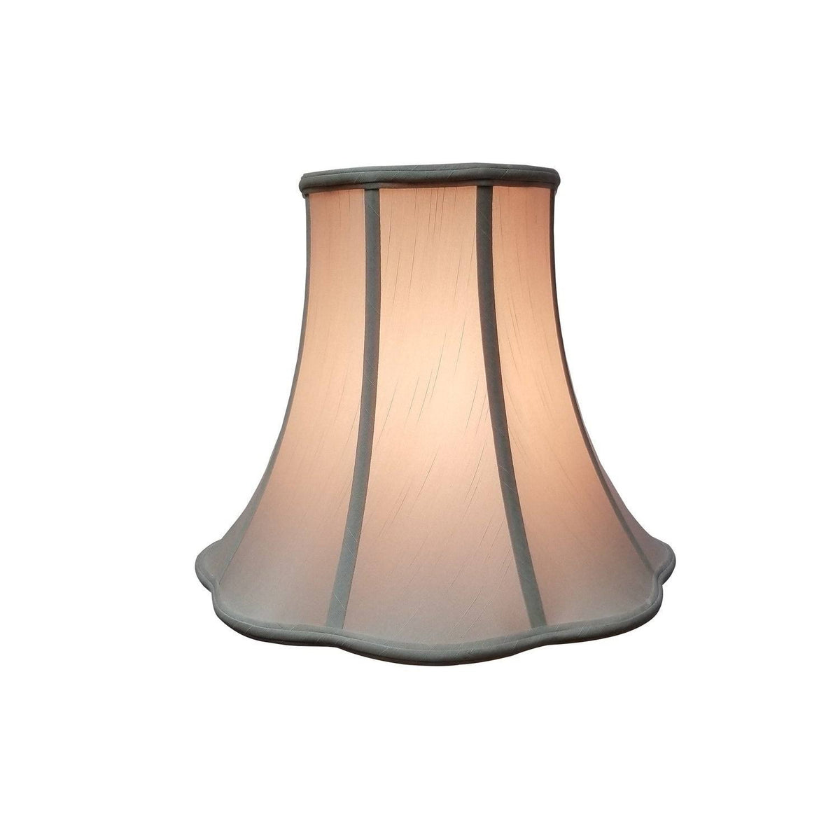 Beige Scallop Bell Lamp Shade E1196