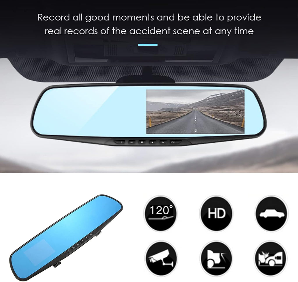 1080P Full HD Dual Camera Dash Cam 170 Wide Angle E1730