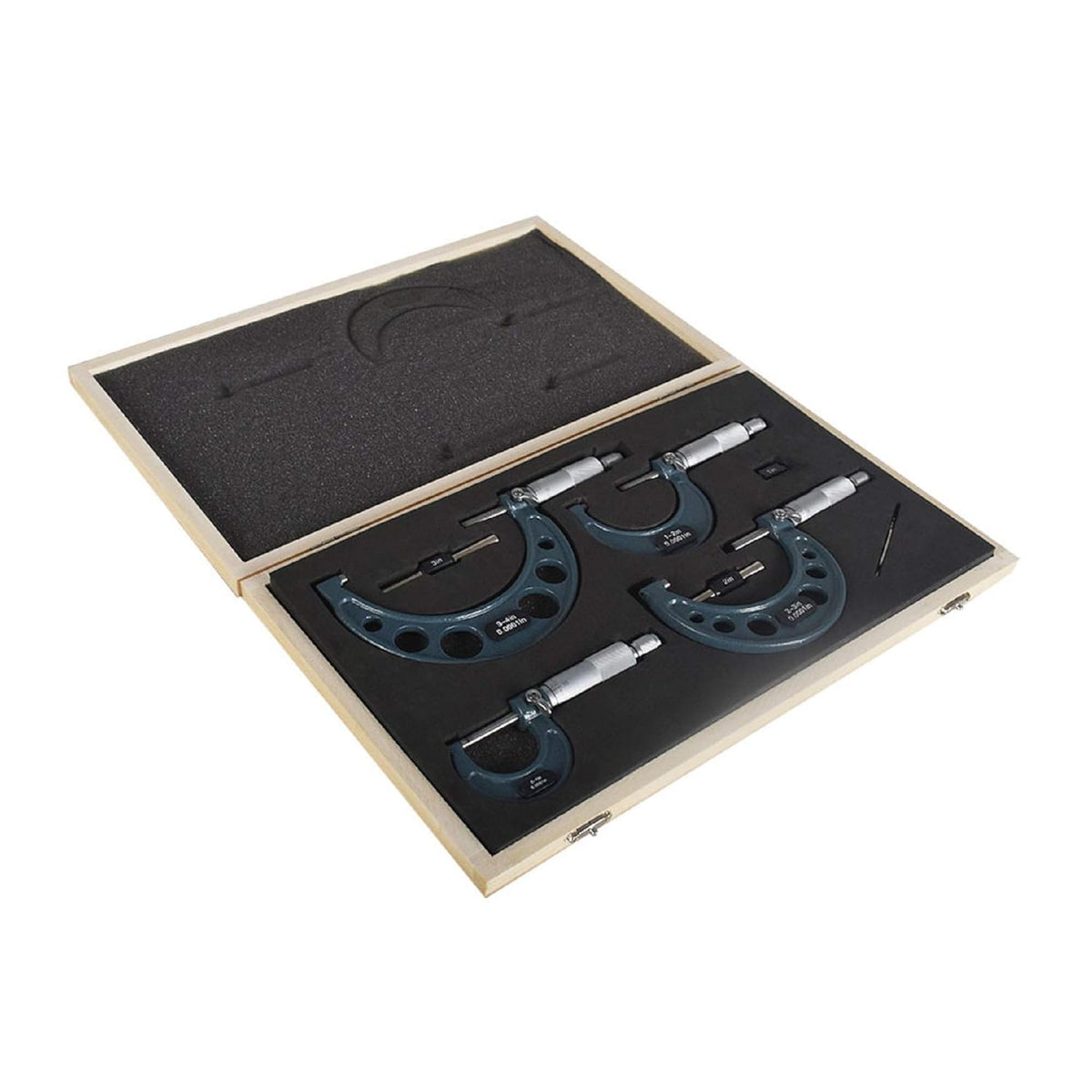 4Pcs 0-4 Inch Precision Micrometer Set W9416