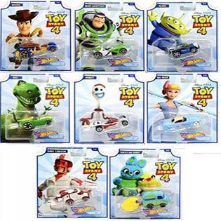 Set of 8 Collectible Character Cars Y723