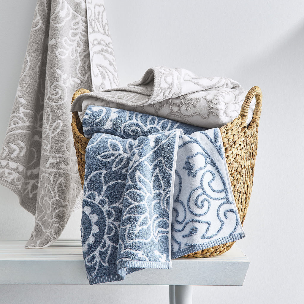 6 Piece Heathered Towel Set M928