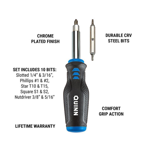 10-in-1 Multibit Screwdriver B522