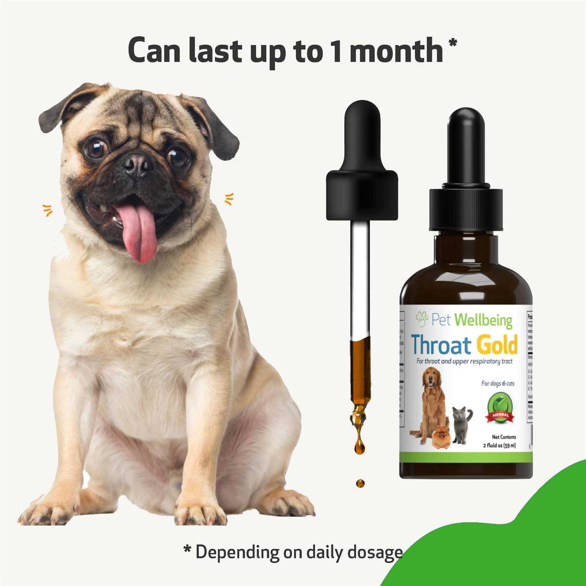 Throat Gold for Dogs L111