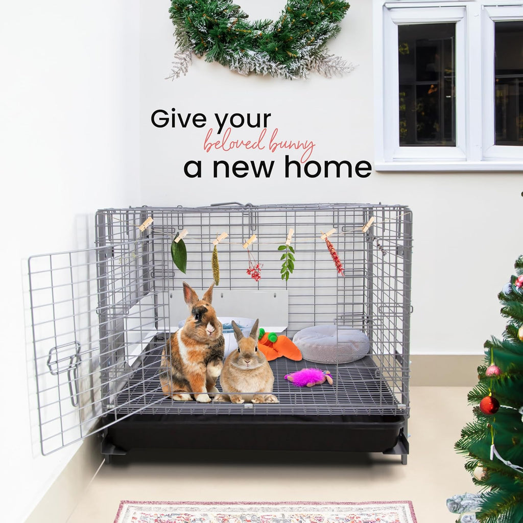24-inch Rabbit Cage with Tray H94525