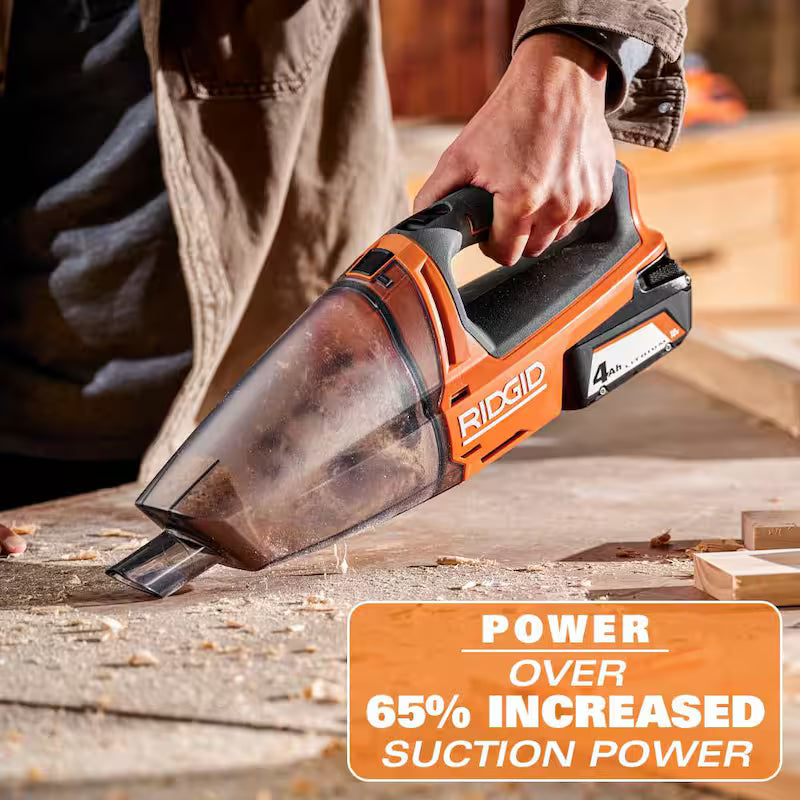 18V Cordless Hand Vacuum Kit with Battery and Charger I59523