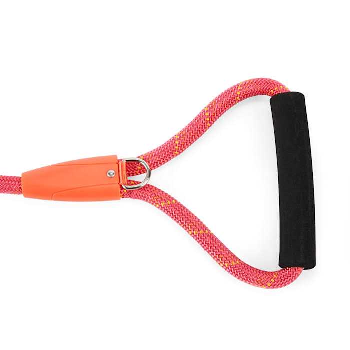 Pink & Orange Dog Lead Z11692