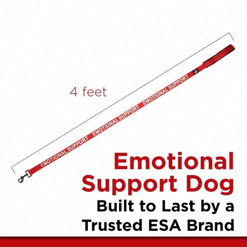 Emotional Support Dog Leash Wrap with Neoprene Handle S95050