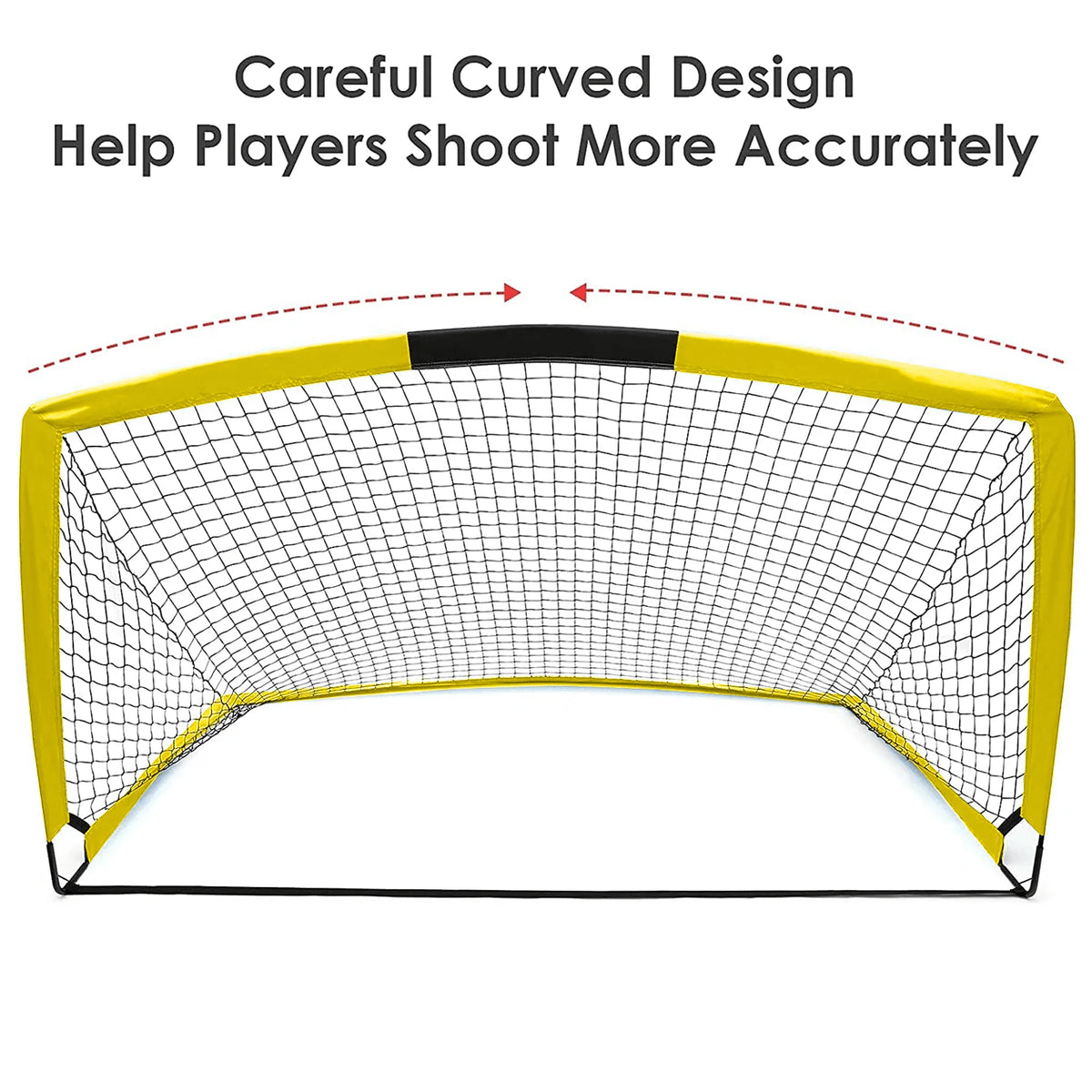 6'x4' Set of 2 Foldable Soccer Goals S728
