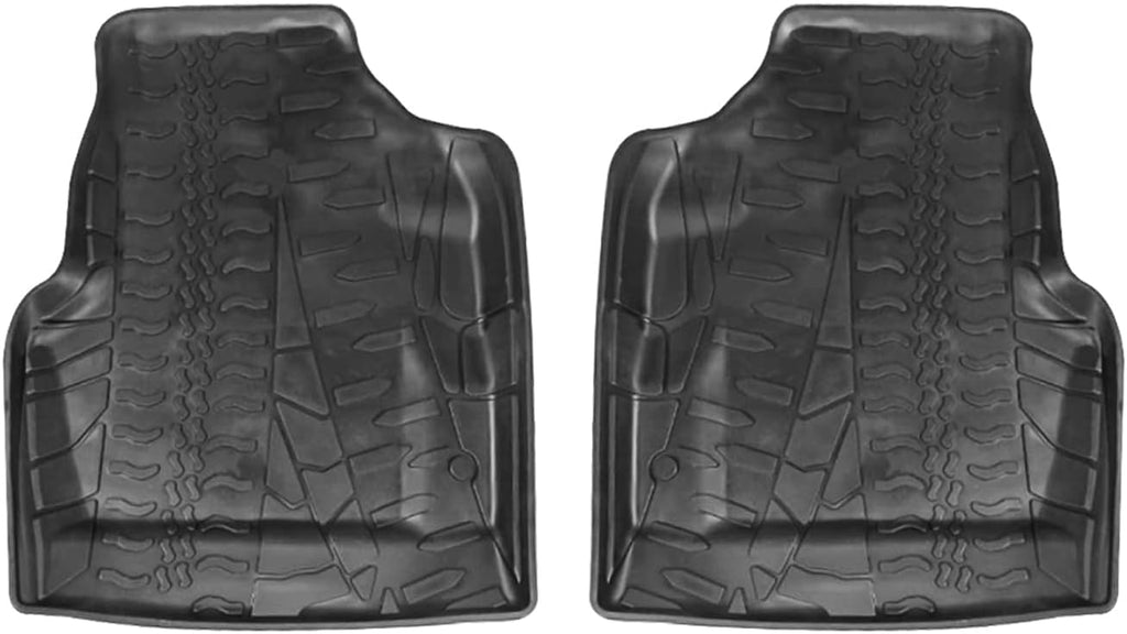 Black Floor Mats Liners Front and Rear Carpet P81080