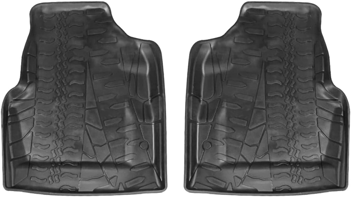Black Floor Mats Liners Front and Rear Carpet P81080