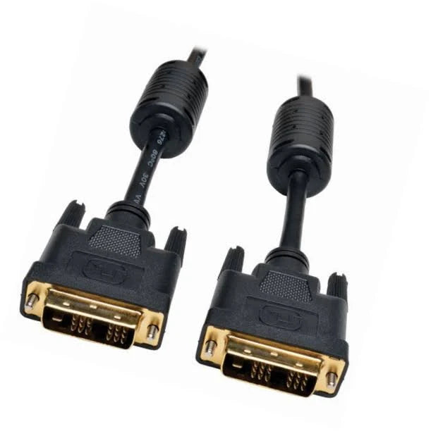 100ft DVI Single Link Digital Monitor Cable DVI-D M/M V2786