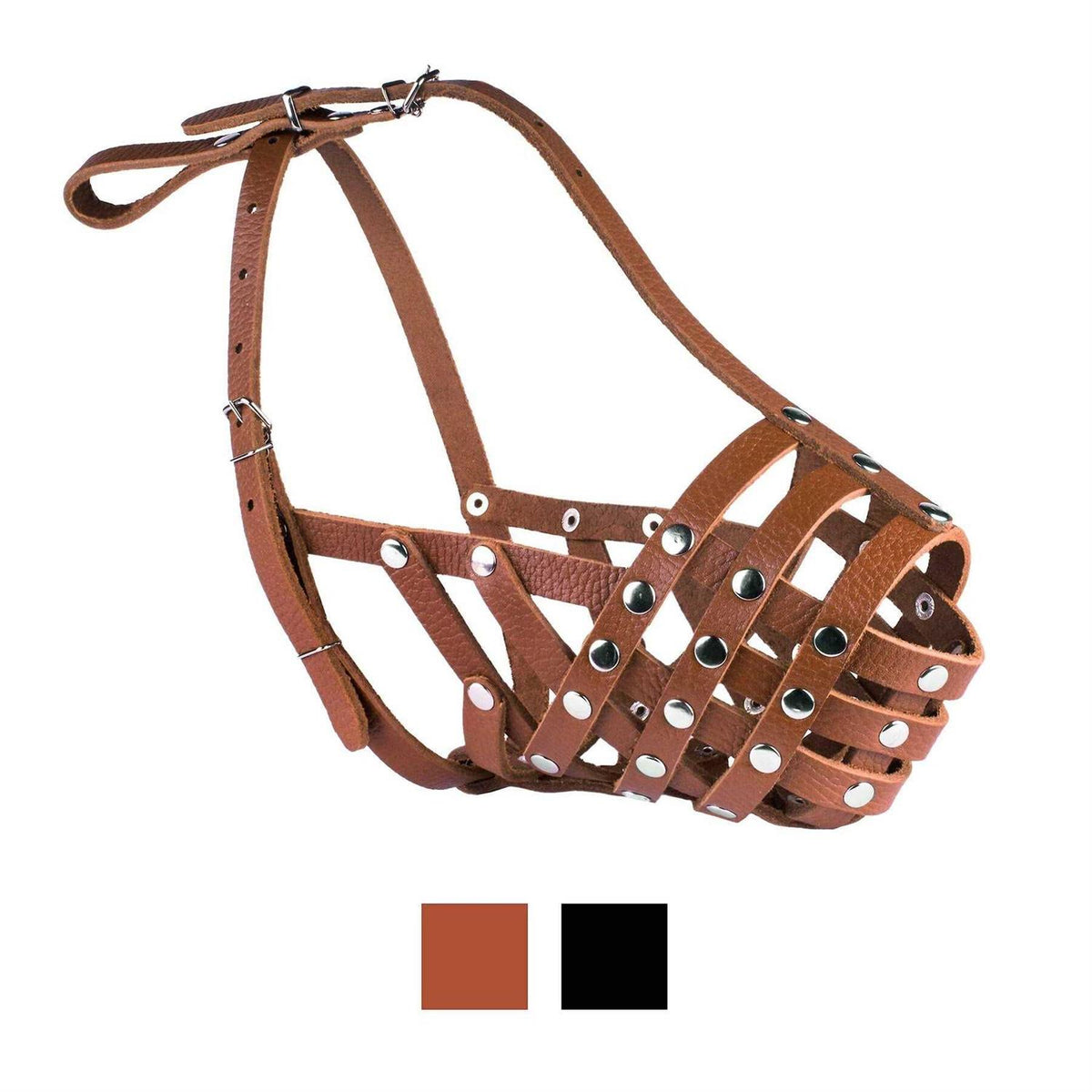 Dog Muzzle Genuine Leather O981581