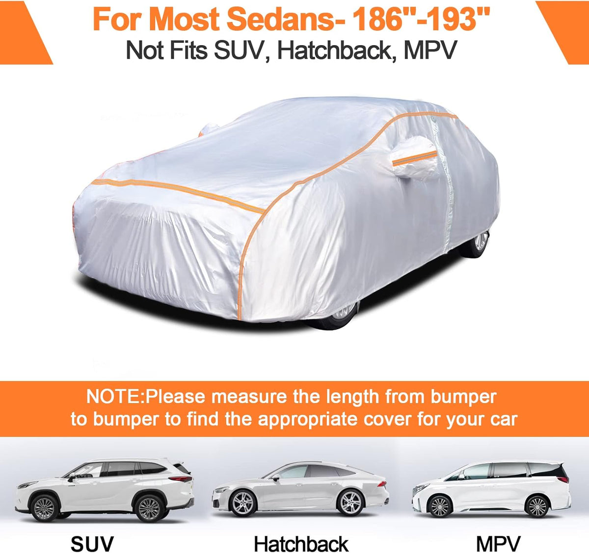 6 Layers Waterproof All Weather Car Cover C637983