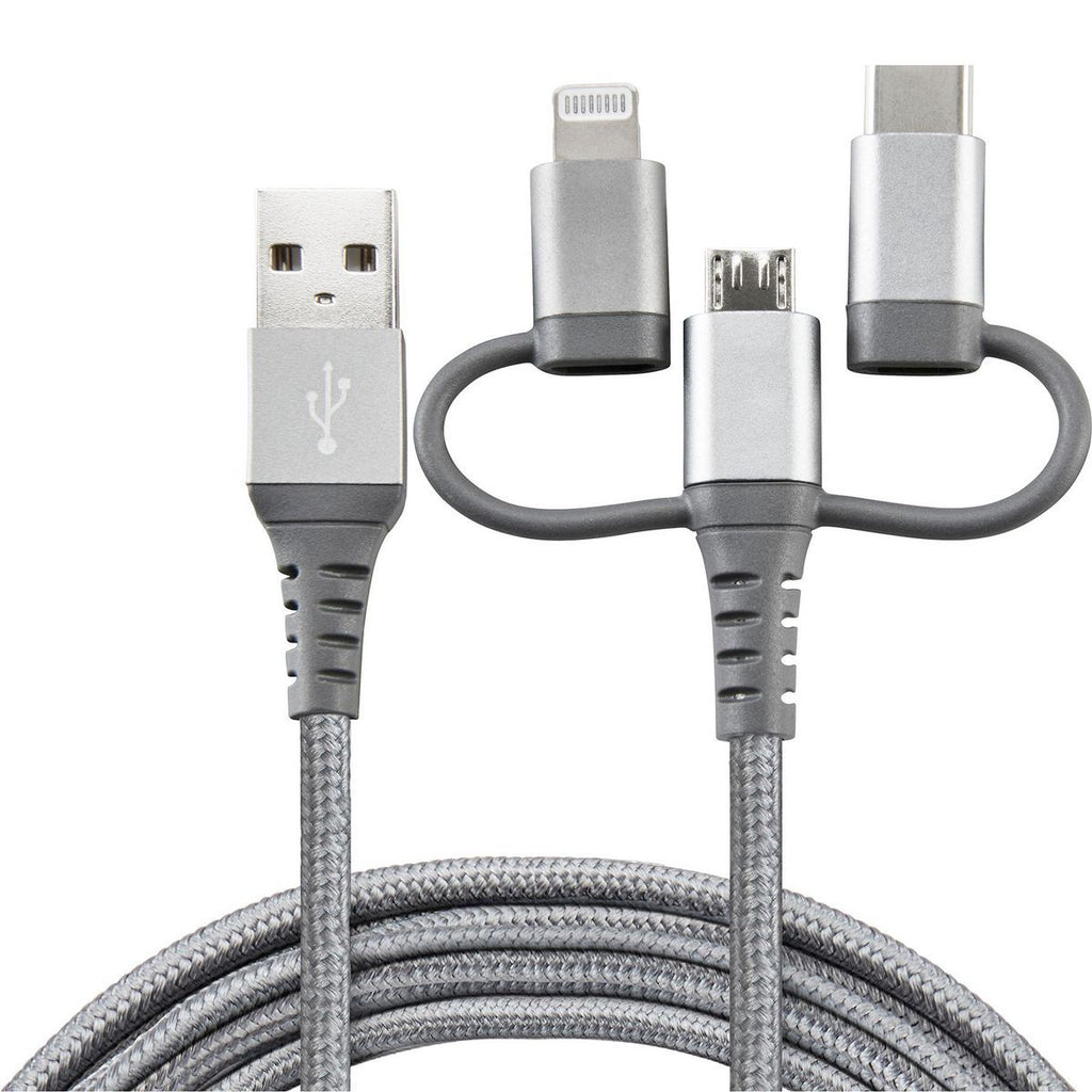 3-in-1 Braided Charging Cable O62839