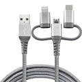 3-in-1 Braided Charging Cable O62839