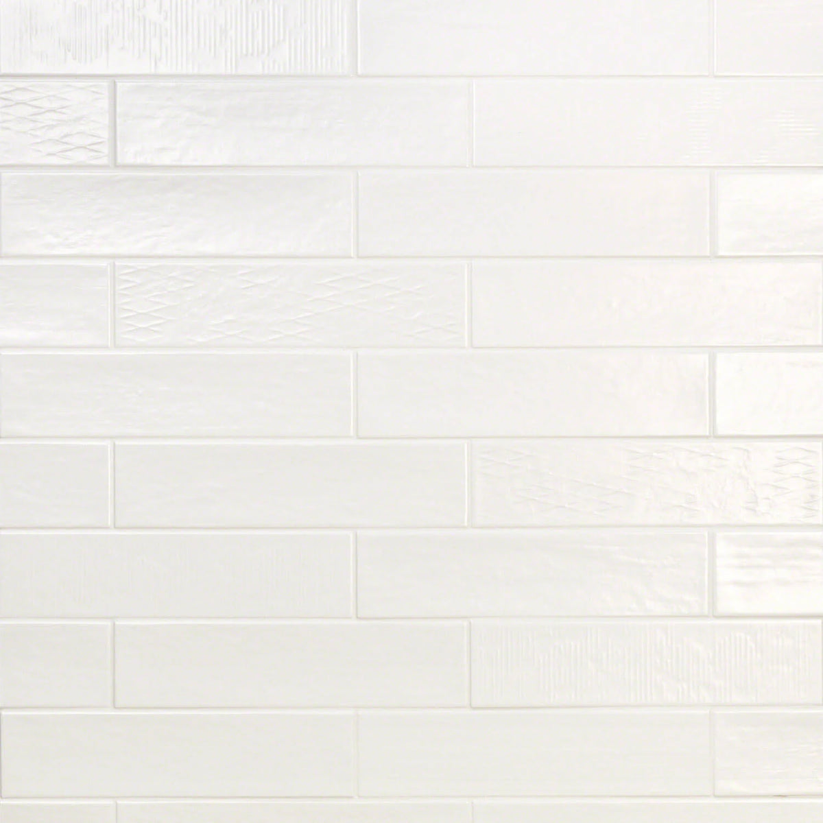 White 3x10 Matte Ceramic Tile S12986