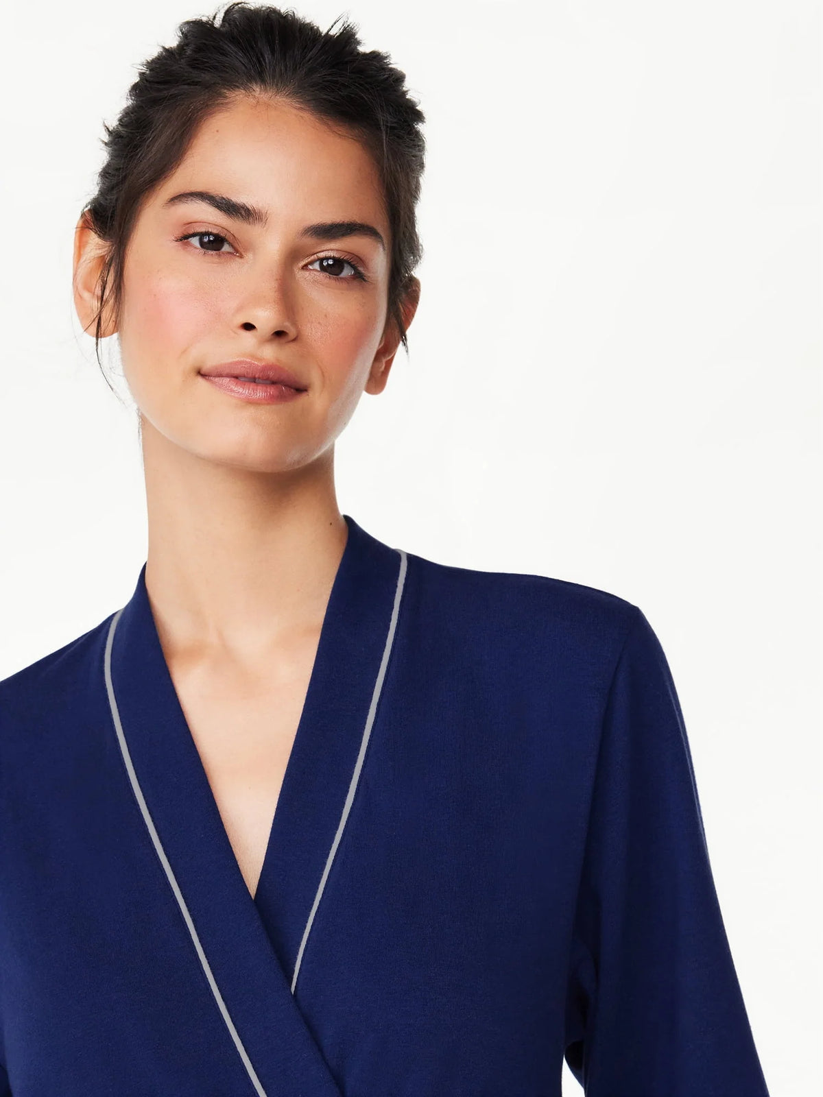 Women's Long Sleeve Wrap Robe I85084