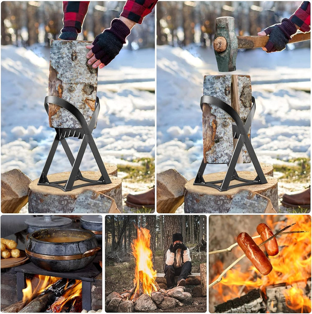 Cast Iron 15inch Manual Log Splitter Wedge Q473260
