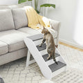 Foldable Wood Carpeted Pet Stairs R253295