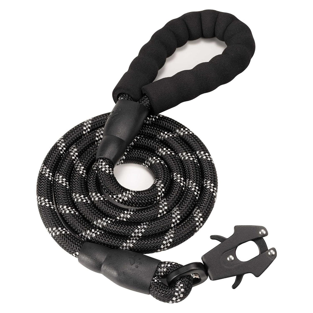 Heavy Duty Reflective Nylon Dog Leash with Locking Clip Y766