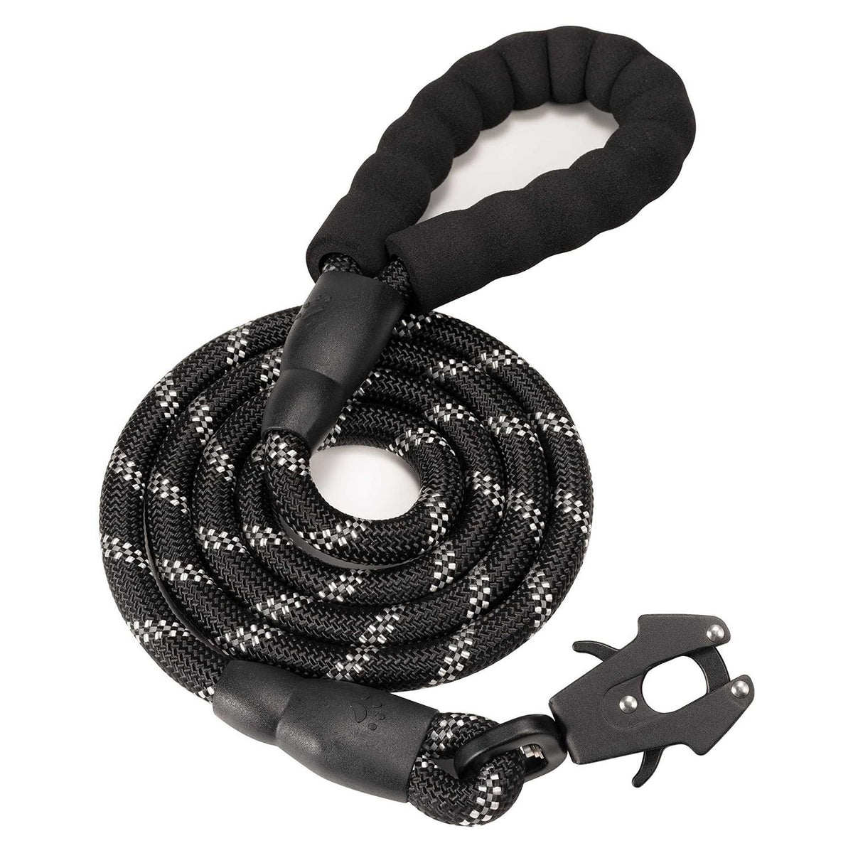 Heavy Duty Reflective Nylon Dog Leash with Locking Clip Y766