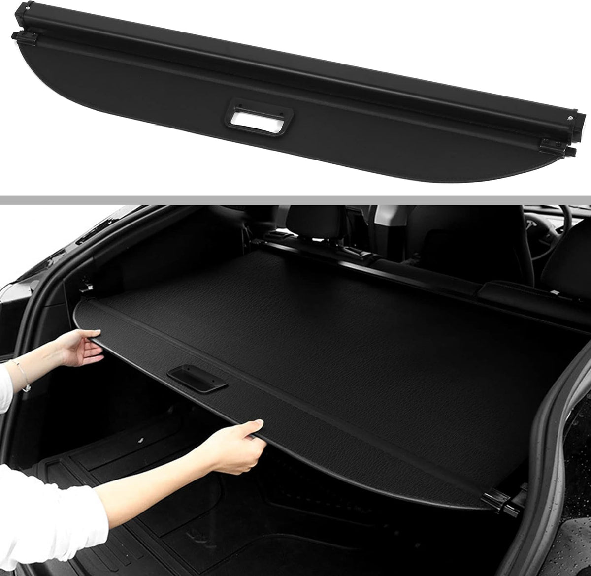 Tesla Model Y Retractable Waterproof Cargo Cover F22291