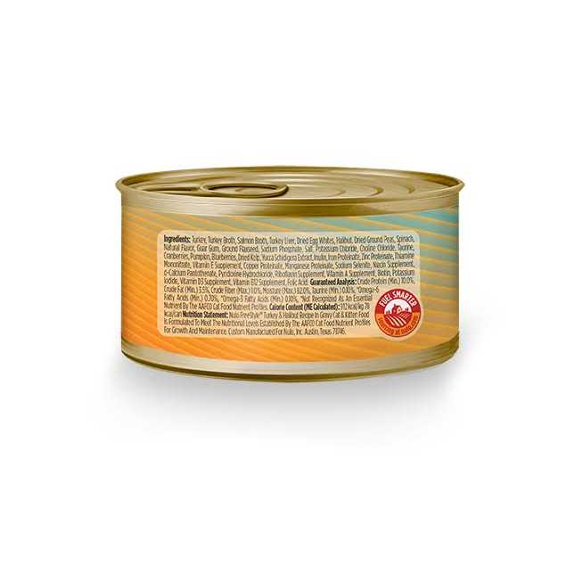 Shredded Turkey & Halibut Canned Cat Food A606291