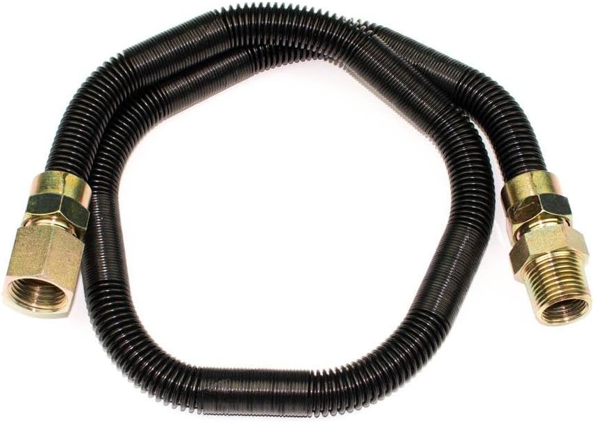 Black Non-Whistle Gas Flex Line Y894