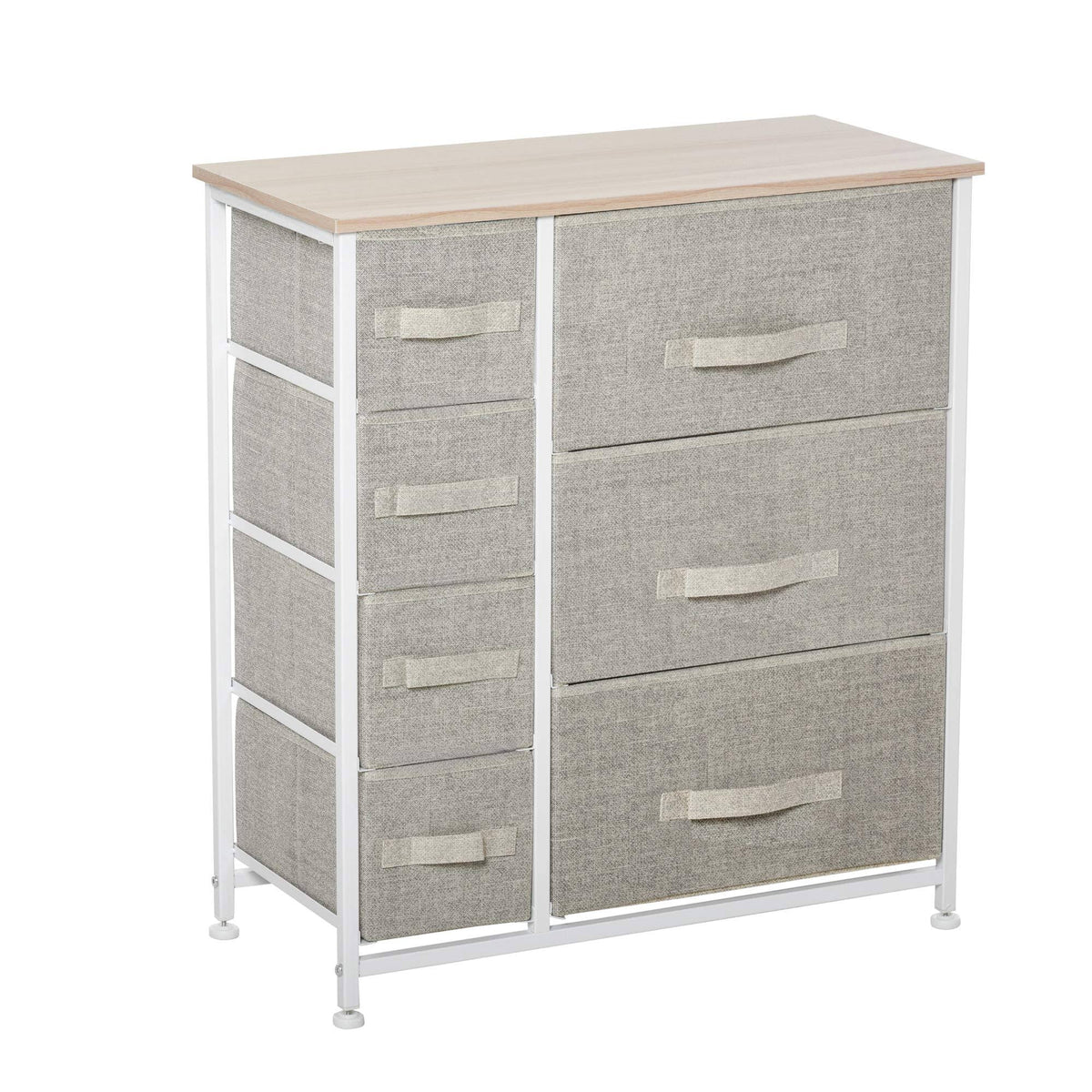 7 Drawer Fabric Dresser Storage Tower Cabinet Z840872