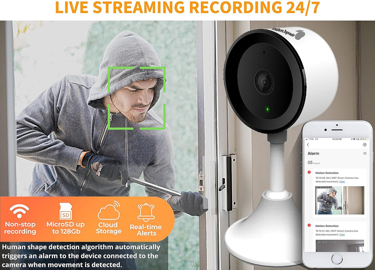 1080p HD Indoor Security Camera V968782