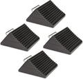 Set of 4 Heavy Duty Nylon Rubber Wheel Chocks B5473