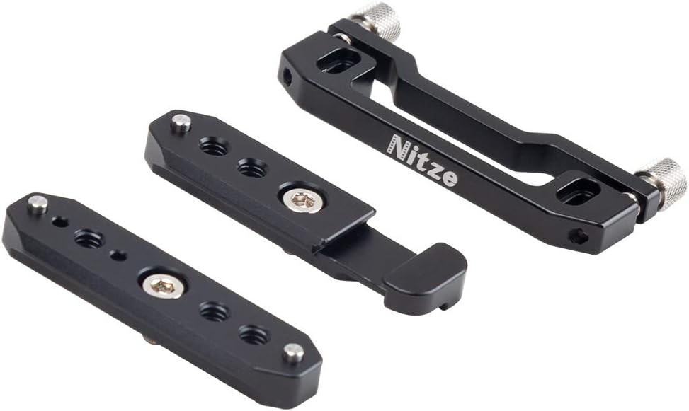 NATO Rails Mounting Plates Kit with HDMI Cable Clamp F395