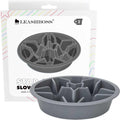 Slow Feeder Dog Bowl with Feeder Holes X697
