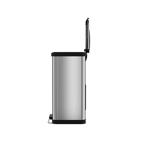 13-Gallon Stainless Steel Trash Can D4835
