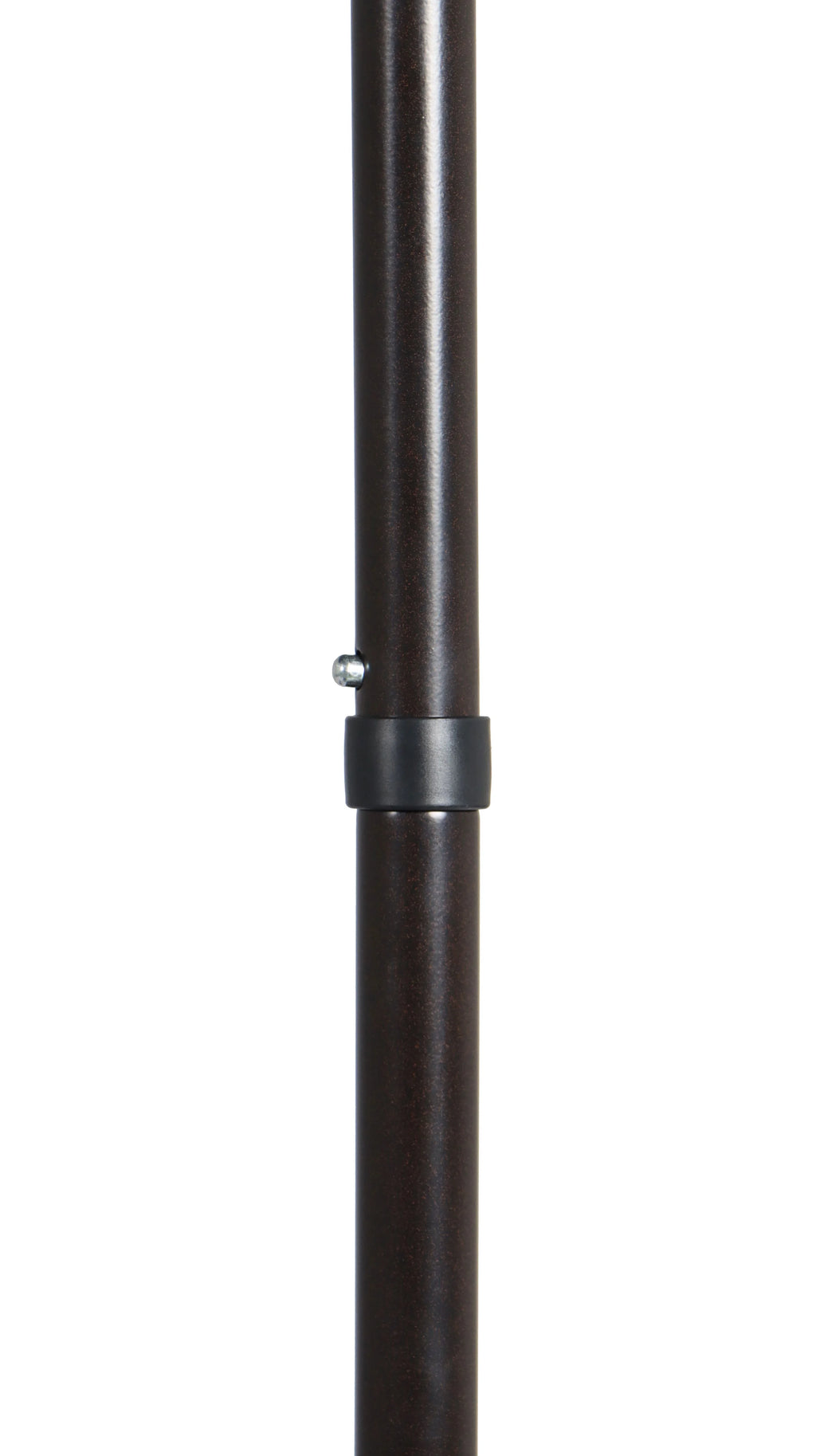 White 7.5' Round Patio Umbrella with Steel Pole G1760