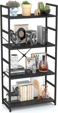 4 Tier Industrial Metal Bookcase P8439